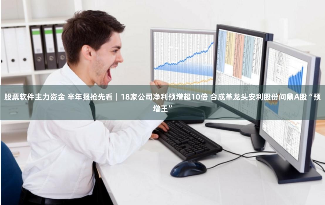 股票软件主力资金 半年报抢先看｜18家公司净利预增超10倍 合成革龙头安利股份问鼎A股“预增王”